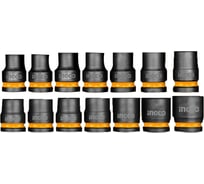 Набор головок ударных INGCO SUPER INDUSTRIAL 1/2", 10-27, 14шт. HKISSD12141