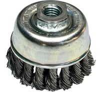 Щетка чашка жгутовая Lessmann Д65 М14 0,5мм, сталь 482217OV