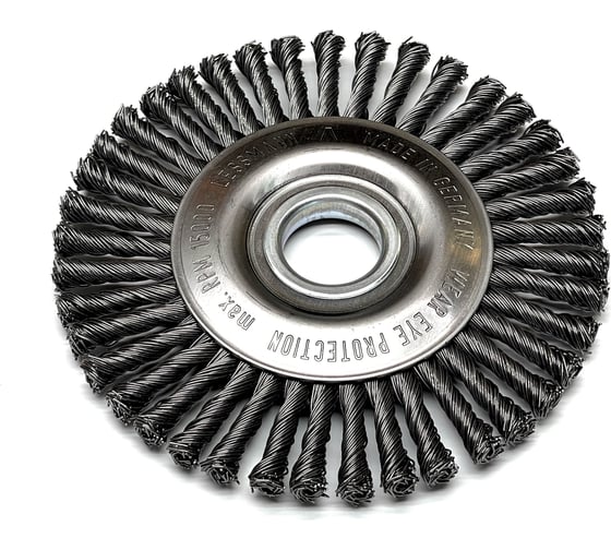 Щетка дисковая жгутовая Lessmann Д125х6х22,2х0,5мм, сталь 40 жгутов 4732B1KB
