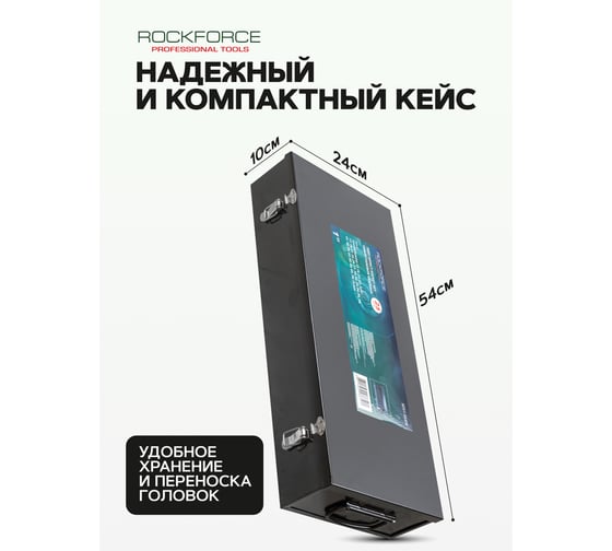 Набор головок ударных Rockforce 25пр, 1", 6гр RF-8251-5MPB(55013)