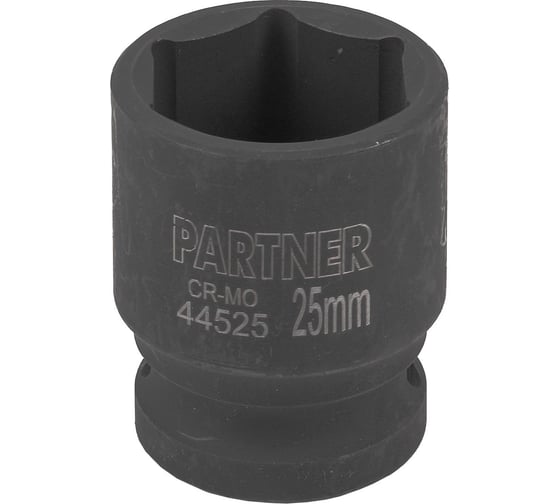 Головка 6-гранная Partner ударная, 25мм, 1/2"DR PA-44525(59030)
