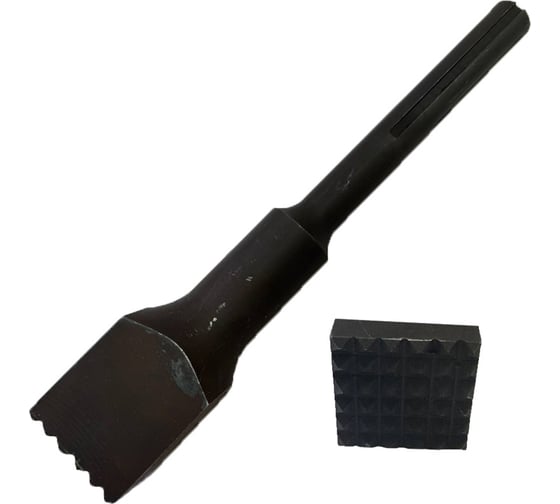 ПНЕВМО-ТРЕЙД Бучарда квадратная 42x42 мм (SDS-MAX, 240 мм, 36 насечек, №7) Пневмо-Трейд БучКв42-42-240-36-7-SDS-MAX