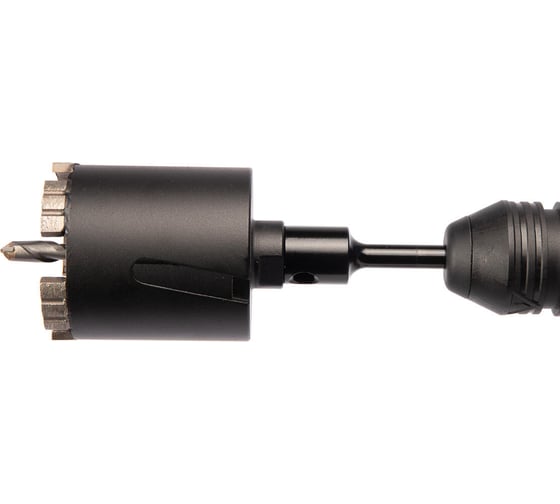 Коронка КВТ SF 72/65 мм, 5T с Адаптером КВТ SDS-Plus серия ПРОФИ 102561