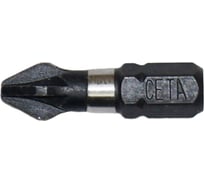 Бита ударная CETA FORM Pozidrive PZ1, 25мм, хвостовик Hex C 1/4 CB/351TM