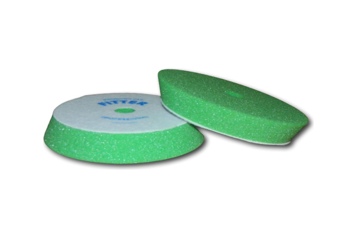 Круг конусный полировальный 130/150 мм, зеленый, универсальный FITTER ...
