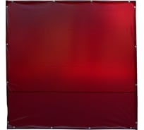 Штора защитная МИТЕК 1.74х1.74, пленка ПВХ 0.4, красная 23-00007208