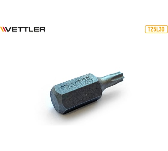 Бита вставка VETTLER TORX T25, 3/8, 30мм T25L30