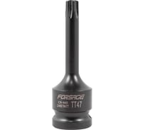 Головка-бита TORX ударная Forsage TH47 с отверстием, 1/2 F-24607847T(47989)