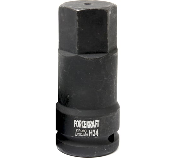 Головка-бита ударная 6-гранная Forcekraft  34 мм, 3/4"DR FK-26410034MPB(28161)
