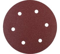 Круг шлифовальный на липучке PATRIOT 225 мм, 6 отверстий, Р120, 10 шт 820010134
