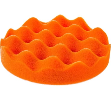 Губка для полировки самоцепляющаяся Rockforce 125мм оранжевый RF-PSP125W/O(48535)