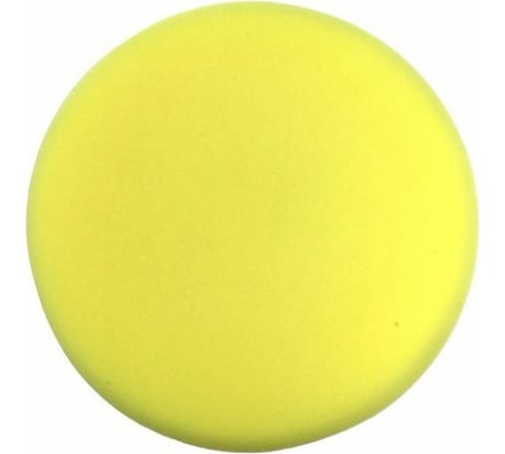 Губка желтая для полировки самоцепляющаяся 180 мм ROCKFORCE RF-PSP180W/Y