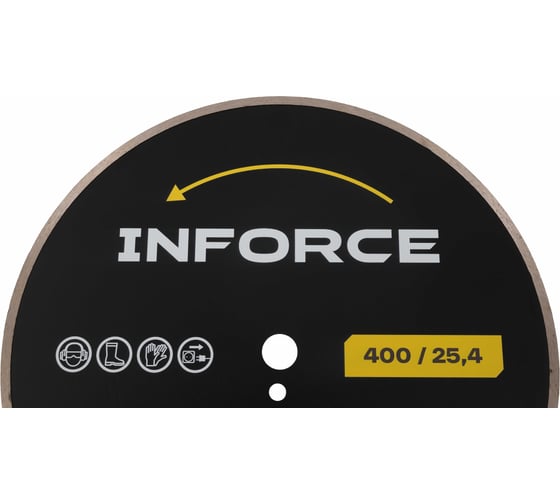 Диск алмазный отрезной 400x25.4x3.6 мм по граниту Inforce 11-01-5106