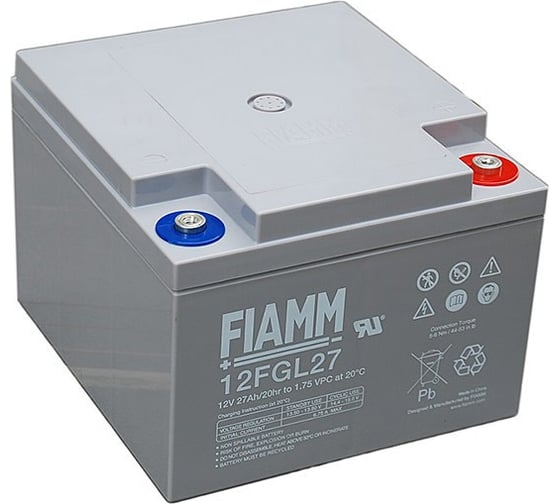 Батарея аккумуляторная (12 В; 27 Ач) FIAMM 12FGL27 1