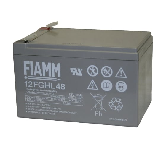 Батарея аккумуляторная (12 В; 12 Ач) FIAMM 12FGHL48