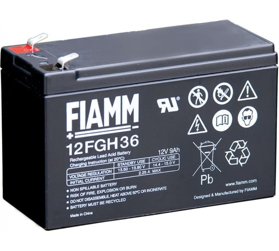 Батарея аккумуляторная (12 В; 9 Ач) FIAMM 12FGH36 1