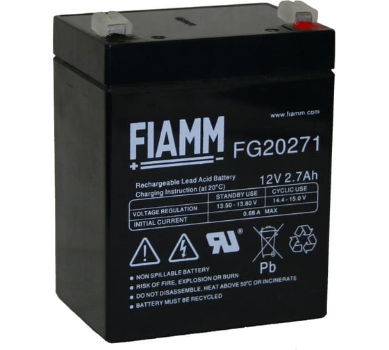 Батарея аккумуляторная (12 В; 2.7 Ач) FIAMM FG20271