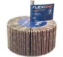 Круг лепестковый для дрели Flexione 80x40x6 мм, Р60 10000257