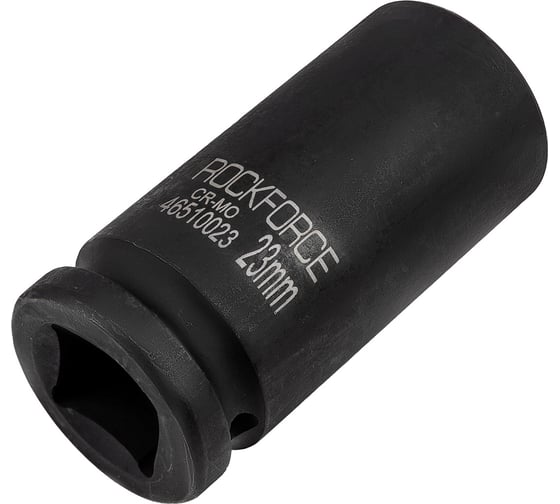 Головка 6-гранная Rockforce ударная, глубокая, 23мм, 3/4"DR RF-46510023(57516)