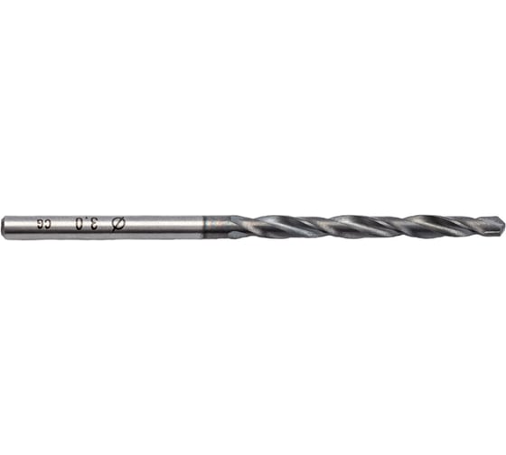 Сверло по металлу твердосплавное с покрытием Tecrona (3x61х33 мм) RUKO 815030C