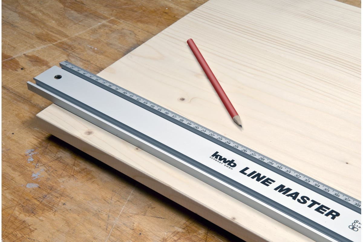 Направляющая алюминиевая LINE MASTER 1220 мм KWB 7842-12 - выгодная ...