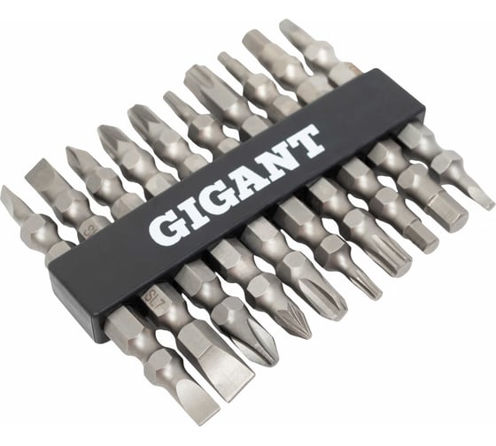 Набор бит 10 шт. двусторонних Cr-V Gigant G-11334