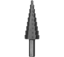 Сверло ступенчатое по металлу СИБРТЕХ 4-6-8-10-12-14-16-18-20 мм, 4241 723012