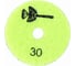 Алмазный гибкий шлифовальный круг TRIO-DIAMOND "Черепашка" 50 мм № 30 (сухая шлифовка), 364030 2