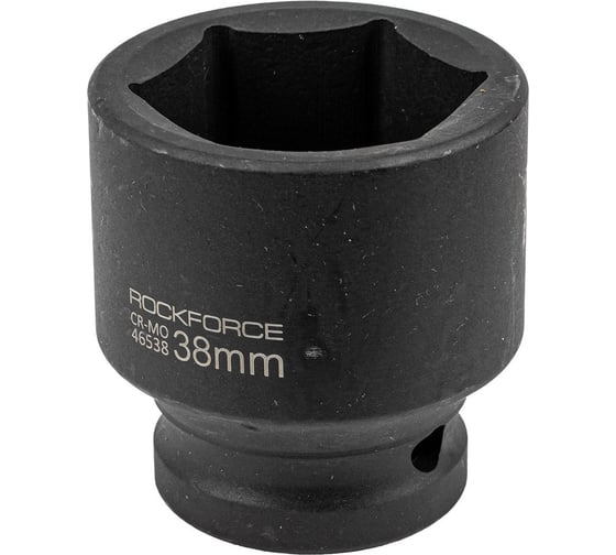 Головка 6-гранная Rockforce ударная, 38мм, 3/4"DR RF-46538(56375)