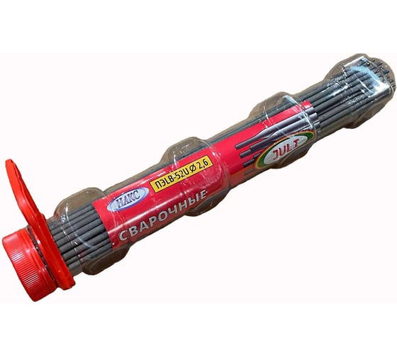 Электроды JULI WELD ПЭLB-52U ГОСТ 9466-75 d2.6 тубус 1.4 кг 652