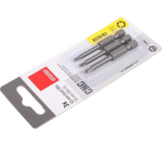 Бита CETA FORM Torx T15, 50мм хвостовик Hex E 1/4, 3 шт, блистер CB/825X