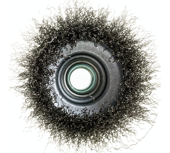 Щетка чашечная 13-165 75 мм; M14 для УШМ, ворс гофр нерж сталь EuroBrush EB-ISS2