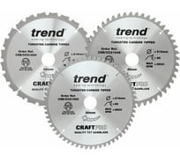 Пильный диск 216 мм три диска в комплекте TREND CSB/CC216/3PK