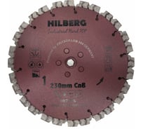 Диск алмазный отрезной Hilberg 230x12 (2шт) Industrial Hard TOP CnB HIT896