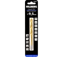 Сверло кобальтовое по металлу Hilberg 9.5x125(81) мм Cobalt TOP, CO095