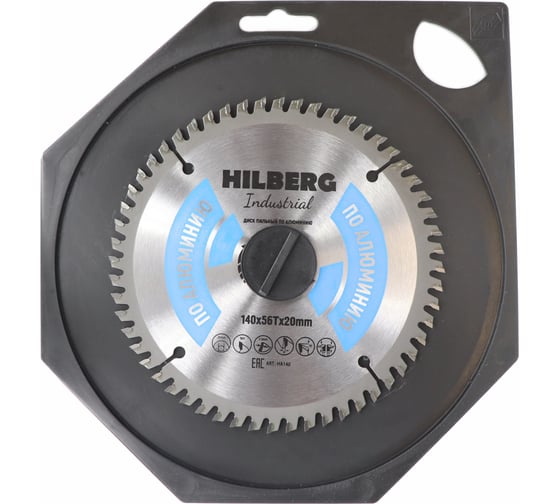 Диск пильный Hilberg Industrial алюминий, 140х20 мм, 56Т HA140