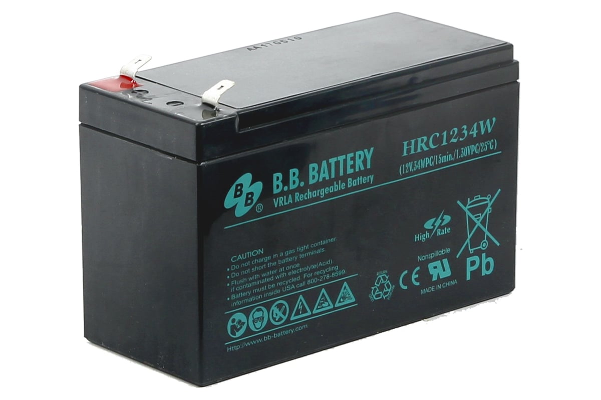 Bb hr9 12. Аккумулятор BB Battery 6v 9ah HR 9-6. Батарея аккумуляторная HR 1234w (HR 1234w), шт. CSB hr1234w. АКБ 12в 9ач wbr.