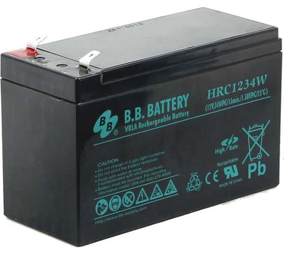 Батарея аккумуляторная (12 В; 9 Ач) BB Battery HRC 1234W 1