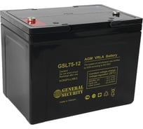 Батарея аккумуляторная (12 В; 75 Ач) General Security GSL75-12