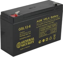 Батарея аккумуляторная (6 В; 12 Ач) General Security GSL12-6
