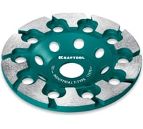 Сегментная алмазная чашка KRAFTOOL Industrial T-Type d 125 мм 33446-125