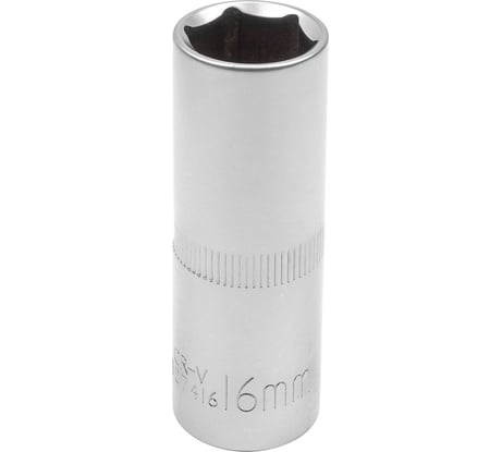 Головка свечная 6-гранная JCB 16 мм, 1/2DR JCB-807416(60043)
