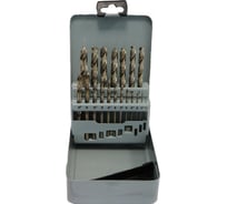 Набор сверл по металлу BTI DIN 338 HSSE Co8 19 шт, 1-10 мм. шаг 0.5 мм BV28 SET019