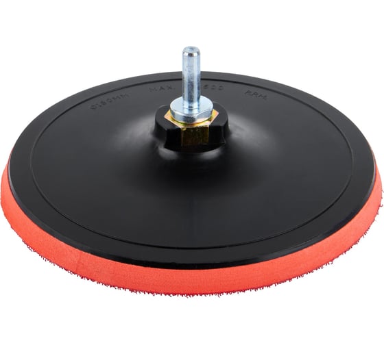 Насадка опорная пластиковая Elitech для УШМ, липучка, 180мм 1820.161900 204960 1