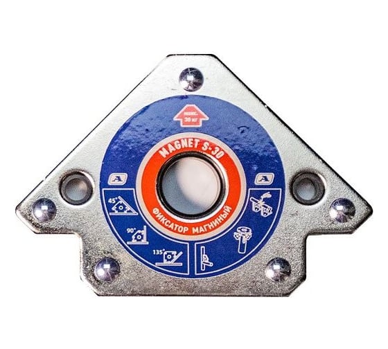 Фиксатор магнитный Aurora Magnet S-30 (45/90/135, усилие 30кг) 38408