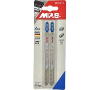 Полотно для лобзика MPS по сэндвич-панели, листовой стали, цветному металлу, алюминию, стальной трубе, открытому профилю, армированному пластику (T318BF), 2 шт 3115-F-2