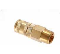 Разъем NORDBERG мама, быстросъемный - резьба M1/2", латунь NPF24B