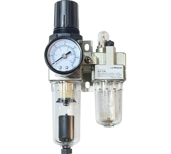 Блок подготовки воздуха AirPoint AFF2 1/4F FAD автом. клапан 4060.0002.0020
