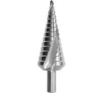 Сверло ступенчатое спиральное Bucovice Tools 4-12мм HSS L-65мм хв.6мм 648009