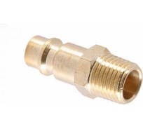 Переходник NORDBERG папа, быстросъемный - резьба M1/4", латунь NPM22B